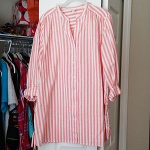Brand new button up tunic
